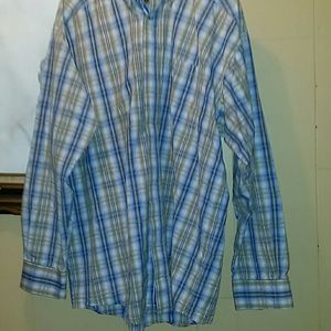 Men's long sleeve Arial button down XL